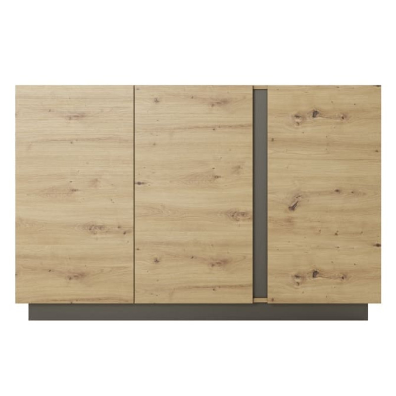 Комод Perfect Home Marco 3D/138 138,2x90,5x40 Дуб артизан/Графит (PFH-091062)