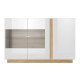 Комод Perfect Home Marco 3D2W/138 138,2x90,5x40 Білий/Білий глянець/ Дуб грандсон (PFH-091034) - фото 2