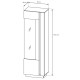 Вітрина висока у вітальню  Perfect Home Marco 1D1W/60 193,5х60х40 Білий/Білий глянець/Дуб грандсон (PFH-091029) - фото 6