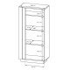 Вітрина низька у вітальню  Perfect Home Marco 1D1W/72 154х72х40 Дуб артизан/Графіт (PFH-091060) - фото 7