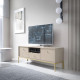 Тумба під телевізор з телескопічними напрямними Perfect Home Mono MRTV154 2D1S 153,4х56,2х39 Беж пісочний (золоті ніжки) (PFH-091201) - фото 1