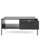 Журнальный стол с телескопическими направляющими Perfect Home Nova L104 1S 104x68x46 Черный (черные ножки) (PFH-091262) - фото 4