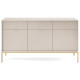 Комод с телескопическими направляющими Perfect Home Nova KSZ154 3D3S 154x63x39 Кашемир (золотые ножки) (PFH-091245) - фото 2