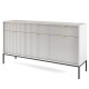 Комод з телескопічними напрямними Perfect Home Nova KSZ154 3D3S 154x63x39 Сірий (чорні ніжки) (PFH-091242) - фото 2