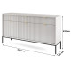 Комод з телескопічними напрямними Perfect Home Nova KSZ154 3D3S 154x63x39 Сірий (чорні ніжки) (PFH-091242) - фото 5