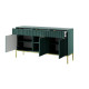 Комод Perfect Home Nova 3-дверный с 3 ящиками и золотыми ножками KSZ154 154х83х39 см Лабрадор (PFH-091495) - фото 3