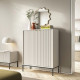 Комод высокий Perfect Home Nova KK104 2D 104x125x39 Кашемир (черные ножки) (PFH-091236) - фото 1