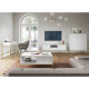 Туалетный столик с телескопическими направляющими Perfect Home Nova T104 104x77x50 см Белый (золотые ножки) (PFH-091267) - фото 7
