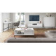 Туалетный столик с телескопическими направляющими Perfect Home Nova T104 104x77x50 см Белый (черные ножки) (PFH-091266) - фото 7