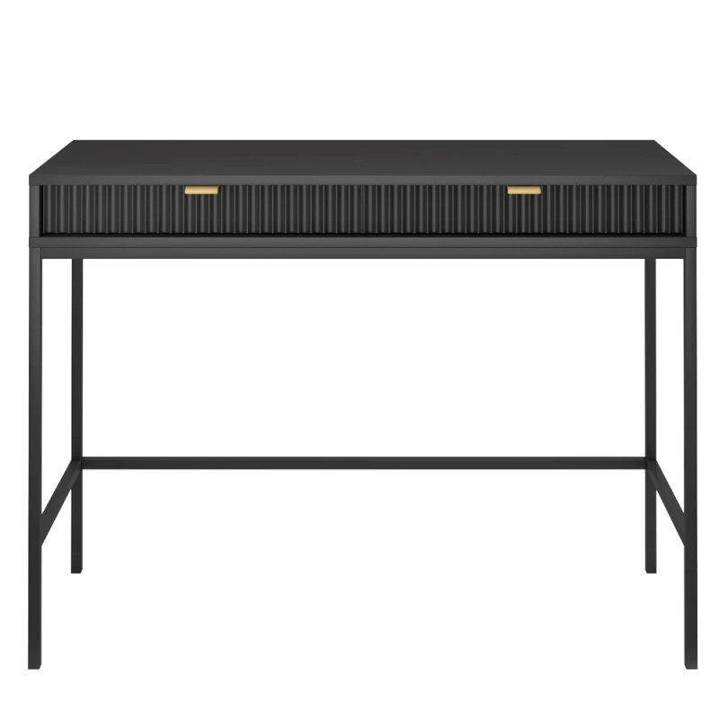 Туалетный столик с телескопическими направляющими Perfect Home Nova T104 104x77x50 см Черный (черные ножки) (PFH-091264)