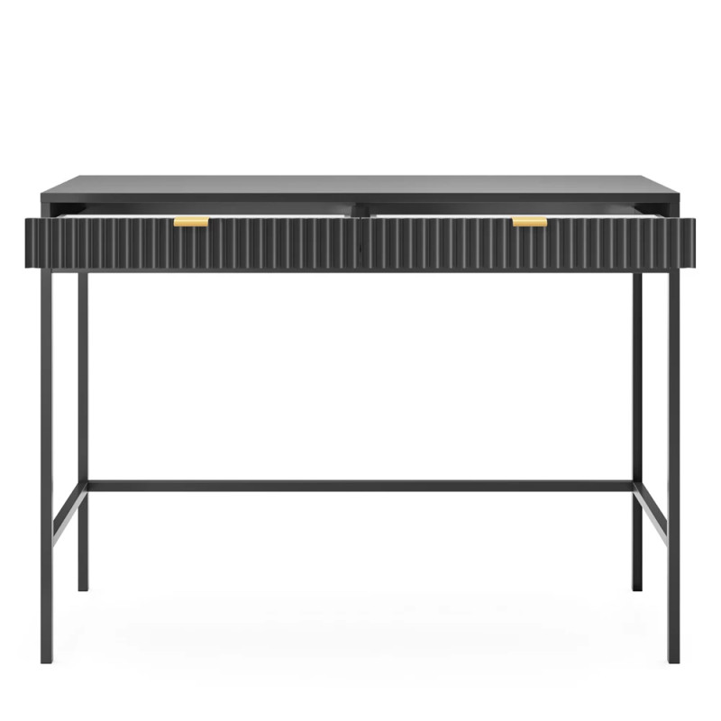 Туалетный столик с телескопическими направляющими Perfect Home Nova T104 104x77x50 см Черный (черные ножки) (PFH-091264)