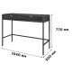 Туалетный столик с телескопическими направляющими Perfect Home Nova T104 104x77x50 см Черный (черные ножки) (PFH-091264) - фото 5