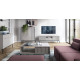 Тумба під телевізор з телескопічними напрямними Perfect Home Nova RTV154 2D1S 168х56х39 Сірий (чорні ніжки) (PFH-091227) - фото 7