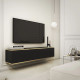 Тумба під телевізор навісна Perfect Home Oro RTV135 2D 135х30х32 Чорний (PFH-091352) - фото 1