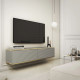 Тумба під телевізор навісна Perfect Home Oro RTV135 MDF 2D 135х30х32 Сірий (PFH-091357) - фото 1