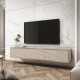 Тумба під телевізор навісна Perfect Home Oro RTV175 MDF 3D 175х30х32 Бежевий (PFH-091366) - фото 1