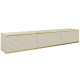Тумба під телевізор навісна Perfect Home Oro RTV175 MDF 3D 175х30х32 Бежевий (PFH-091366) - фото 2