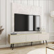 Тумба під телевізор Perfect Home Oro RTV175 3D 175х53х32 Бежевий (чорні ніжки) (PFH-091337) - фото 1