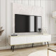 Тумба під телевізор Perfect Home Oro RTV175 3D 175х53х32 Білий (чорні ніжки) (PFH-091336) - фото 1