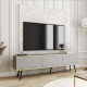 Тумба під телевізор Perfect Home Oro RTV175 3D 175х53х32 Сірий (чорні ніжки) (PFH-091338) - фото 1