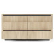 Комод с телескопическими направляющими Perfect Home Torro 6S/163 163,2x82,9x38,1 Дуб кремона/Черный (PFH-091416) - фото 2