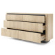 Комод с телескопическими направляющими Perfect Home Torro 6S/163 163,2x82,9x38,1 Дуб кремона/Черный (PFH-091416) - фото 3