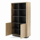 Стеллаж Perfect Home Torro 2D/113 113,2x190,1x38,1 Дуб кремона/Черный (PFH-091413) - фото 4