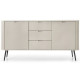 Комод с телескопическими направляющими Perfect Home Zova KSZ168 2D3S 168x87x39 Кашемир (черные ножки) (PFH-091281) - фото 3