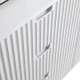 Комод с телескопическими направляющими Perfect Home Zova KSZ168 2D3S 168x87x39 Белый (черные ножки) (PFH-091279) - фото 5