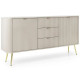 Комод с телескопическими направляющими Perfect Home Zova KSZ168 2D3S 168x87x39 Кашемир (золотые ножки) (PFH-091282) - фото 7