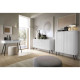 Туалетный столик с телескопическими направляющими Perfect Home Zova T103 103x80x49 см Белый (черные ножки) (PFH-091298) - фото 7