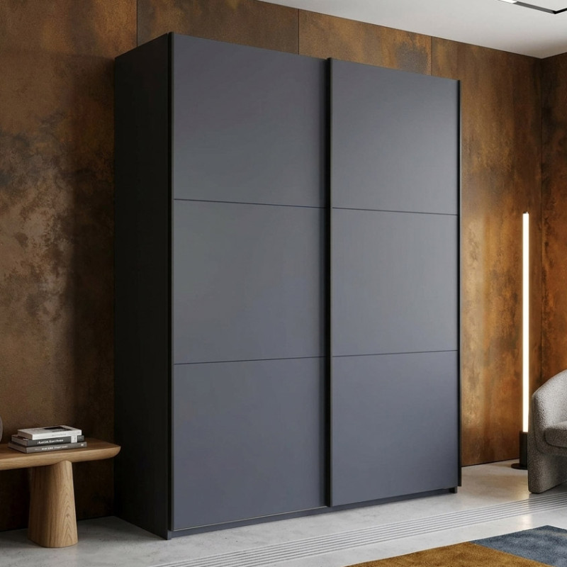 Шкаф-купе двухдверный Doros G-Caiser 160х60х240 см Графит (DRS-011035) - фото 