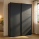 Шкаф-купе двухдверный Doros G-Caiser 180х60х240 см Графит (DRS-011034) - фото 1