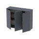 Комод в гостиную Doros Рон 6 120х38х100 см Графит (DRS-011303) - фото 5