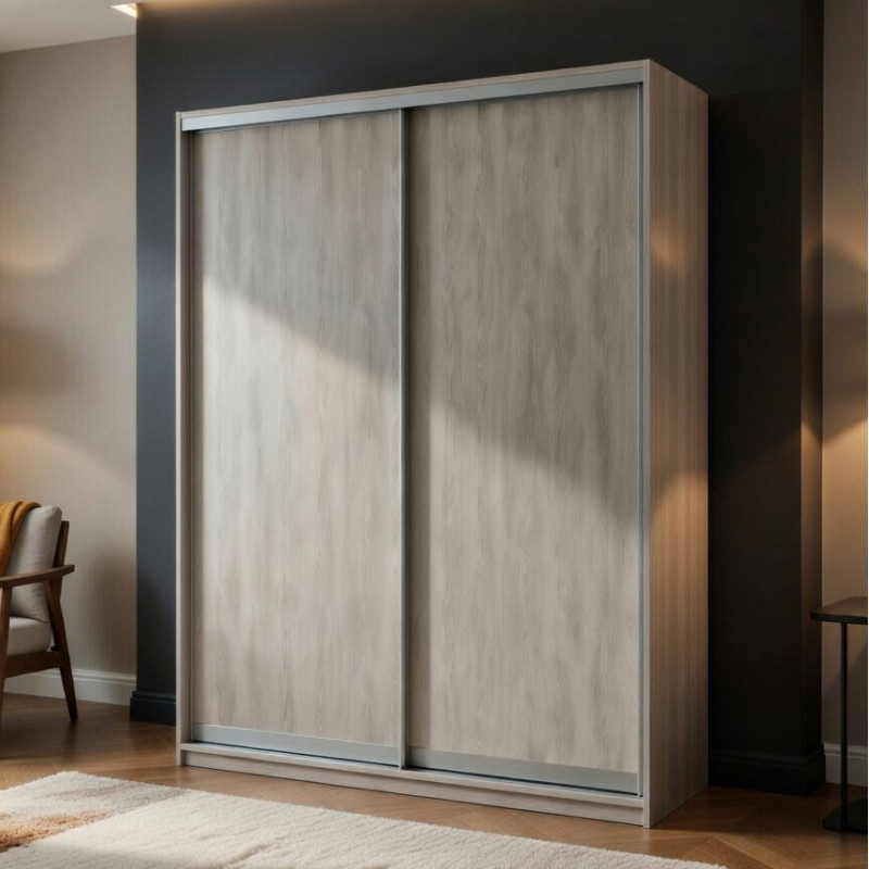 Шкаф купе Doros Сити Лайт Сосна Натти 2 ДСП 150х45х225 (DRS-011964) - фото 