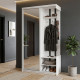 Передпокій з дзеркалом Doros City One Door 110х45х210 см Білий (DRS-011404) - фото 1