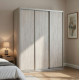 Шафа-купе Doros City Light Сосна Натти 3 ДСП 180х60х225 (DRS-011971) - фото 1