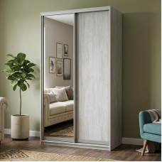 Шкаф купе Doros Сити Лайт Сосна Натти 1 ДСП / 1 зеркало 120х45х225 (DRS-011956)