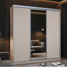 Шкаф купе Doros Сити Лайт Кашемир 2 ДСП/1 зеркало 180х60х225 (DRS-011805)