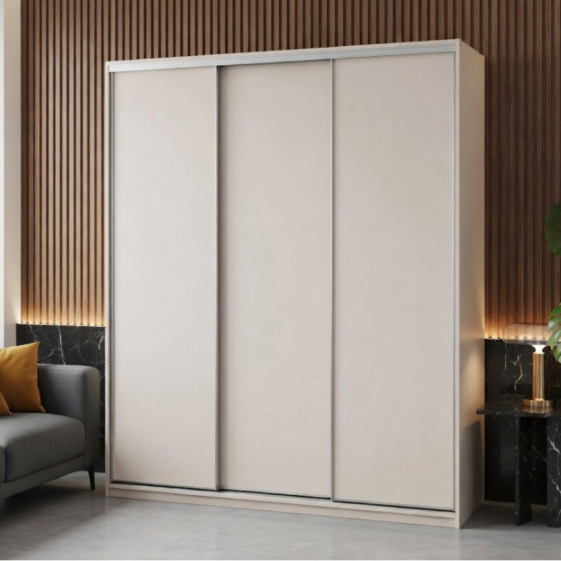 Шкаф купе Doros Сити Лайт Кашемир 3 ДСП 180х60х225 (DRS-011807) - фото 