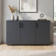 Комод Doros Торн Антрацит 3 ДСП 135х51.6х80 (DRS-012097) - фото 1