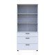 Шкаф для одежды Doros Торн Белый 2 ДСП/3Ш (полки) 90х51.6х200 (DRS-012020) - фото 4