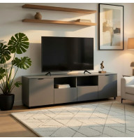 Тумба под ТВ Doros Рон 4 180х38х50 см Графит (DRS-011299)