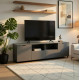 Тумба під ТВ Doros Рон 4 180х38х50 см Графіт (DRS-011299) - фото 1