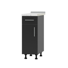 Кухонный модуль 1 ящик Оптима Низ Н74-300 Антрацит/Антрацит (без столешницы) 300х461х820 мм (EVR-073399)