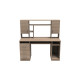 Стол компьютерный Анжело Ferrum-decor 1400x1422x600 ДСП Дуб Сонома 16 мм (FRD-104707) - фото 4