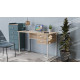 Компьютерный стол Ferrum-decor Дакота 75x120x60 белый ДСП Дуб Сан-Марино 16мм (FRD-102091) - фото 3