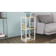Етажерка 3/34 Ferrum-decor Серії Конект 73x34x28 білий ДСП Дуб Артизан 16мм (FRD-104297) - фото 3