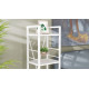 Етажерка 4/34 Ferrum-decor Серії Конект 120x34x28 білий ДСП Біле 16мм (FRD-104277) - фото 3