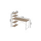 Компьютерный стол Ferrum-decor Джек 75x120x60 Белый ДСП Дуб Сан-Марино (FRD-104387) - фото 4
